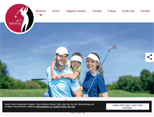 Tablet Screenshot of golfclub-liebenau.at